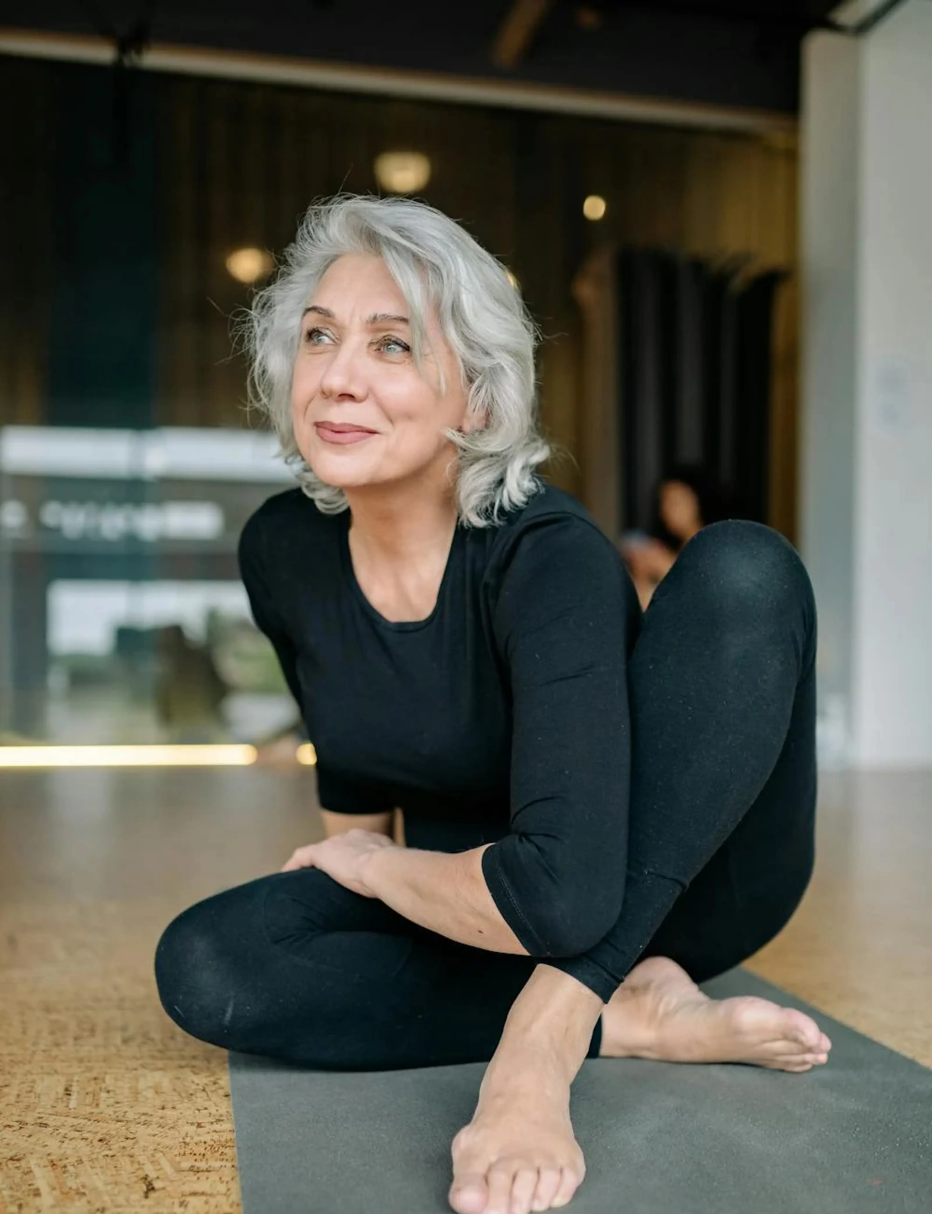 Woman doing yoga